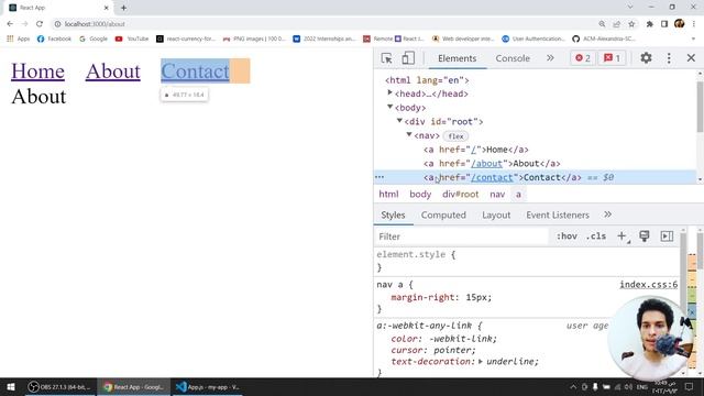 سلسة تعلم | React Router 2022 V6 -3- Links & Active Links смотреть онлайн