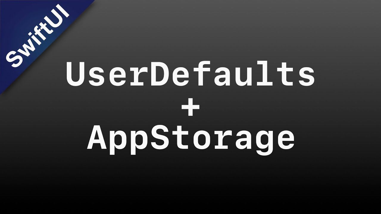 SwiftUI: AppStorage / UserDefaults - применение в приложении смотреть онлайн