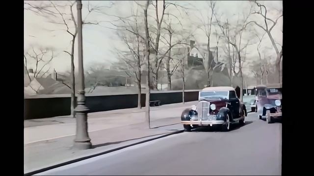 A Trip To New York 1930s In Color [60fps, Remastered] W Added Sound