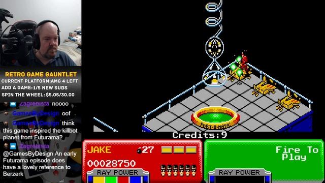 Retro Game Gauntlet: Escape from the Planet of Robot Monsters (Amiga) смотреть онлайн