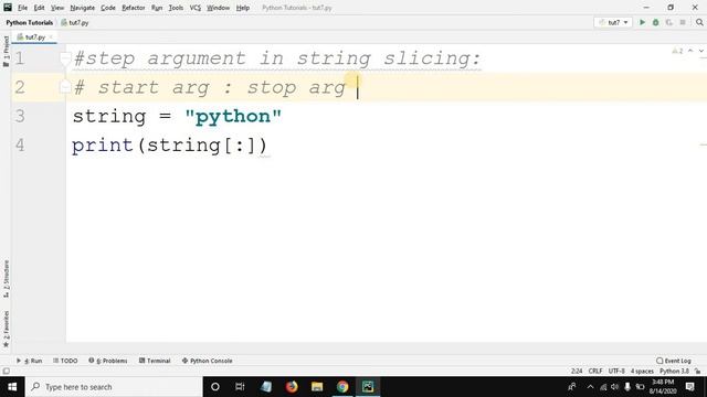 Step Argument in String Slicing #6 | Python Tutorials for Absolute Beginners смотреть онлайн