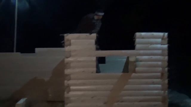 Сборка сруба из бруса легко