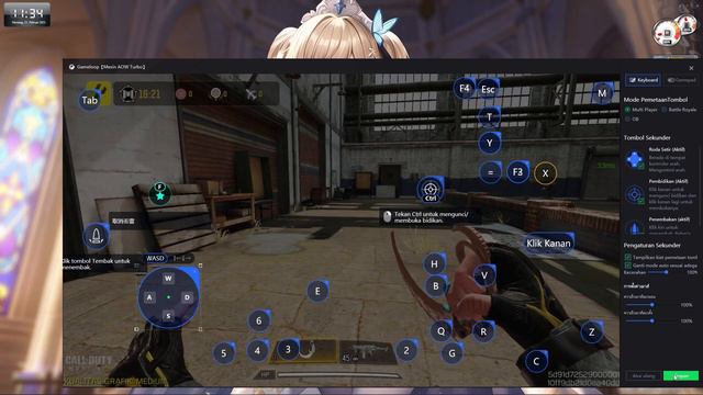 How Fix Can't Change Weapon And Jump Call Of Duty Mobile Gameloop Emulator смотреть онлайн