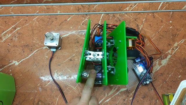 Теннисный робот Айнар 4 Поворотный механизм Table tennis robot смотреть онлайн