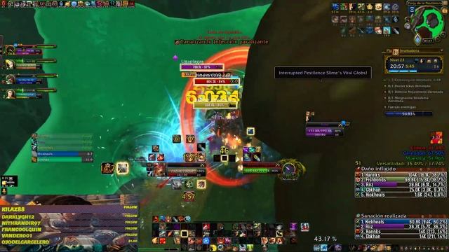 WoW Shadowlands 9.2 | Guerrero Furia | Plaga Abrumadora +23 | Reforzada | Temporada 3 смотреть онлайн