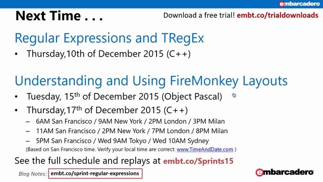 Skill Sprint: Delphi Regular Expressions and TRegEx - Al Mannarino смотреть онлайн