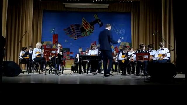 Оркестр "Русский лад" играет Скерцо Баха смотреть онлайн