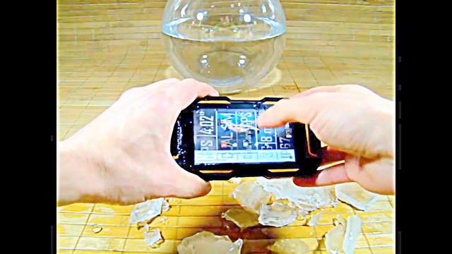 Краш тест заморозка защищенного телефона Sigma Mobile PQ22 смотреть онлайн
