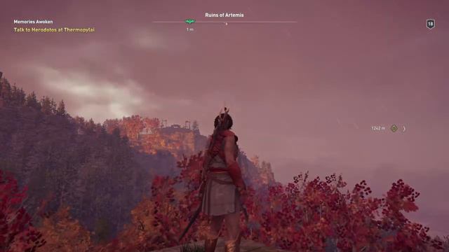 Assassin's Creed Odyssey - Thunderstorm at Ruins of Artemis смотреть онлайн