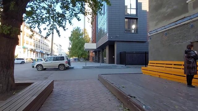 НОВОСИБИРСК 4К / ПРОГУЛКА ПО УЛИЦЕ КОММУНИСТИЧЕСКОЙ ПЕШКОМ/ПРАВЫЙ БЕРЕГ/ЦЕНТР ГОРОДА/ОКТЯБРЬ 2021