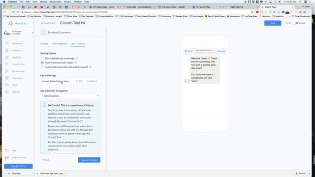 How to Set Up Manychat Facebook Comments Growth Tool for Facebook Live Stream Video (Full Tutorial) смотреть онлайн