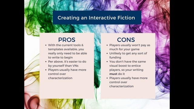 How to Choose a Format for Your Indie Game: Visual Novels vs Interactive Fiction смотреть онлайн