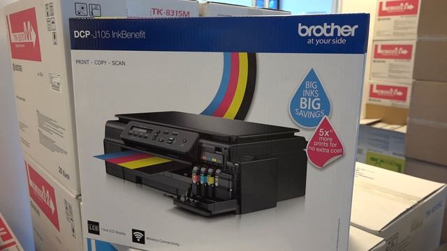 Brother DCP-J105 Ink Printer Close Look