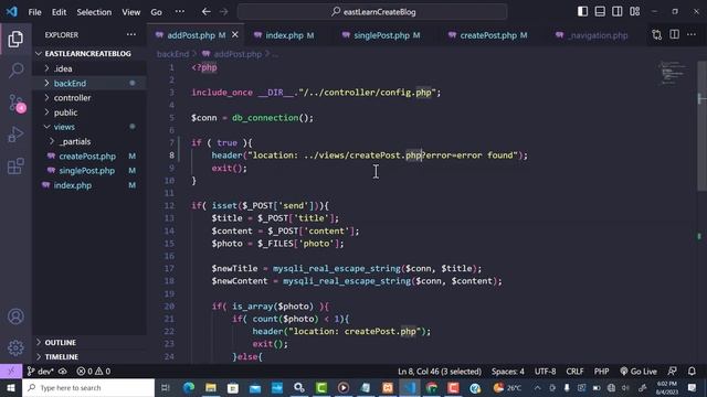51 - Simple Blog PHP[POP] - [ upload post image ] смотреть онлайн