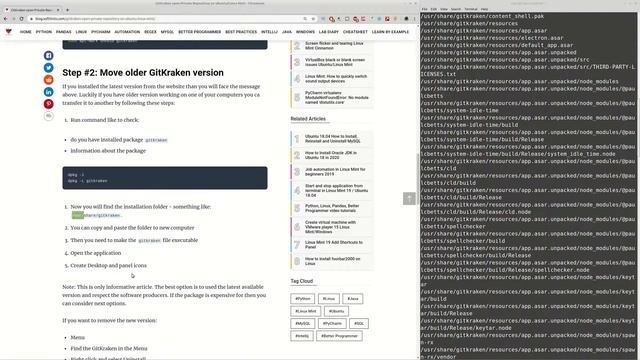 GitKraken open Private Repository on Ubuntu/Linux Mint смотреть онлайн