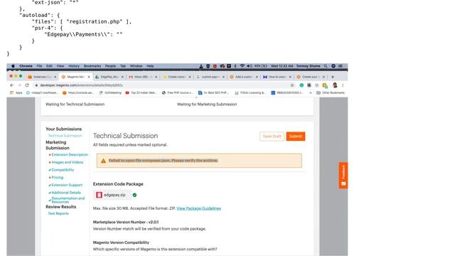 Magento: Failed to open file composer.json. Please verify the archive смотреть онлайн