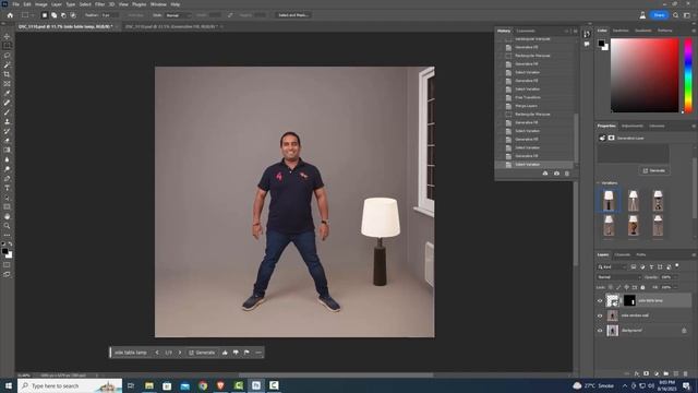 Generative Fill Photoshop | Generate a fake studio смотреть онлайн