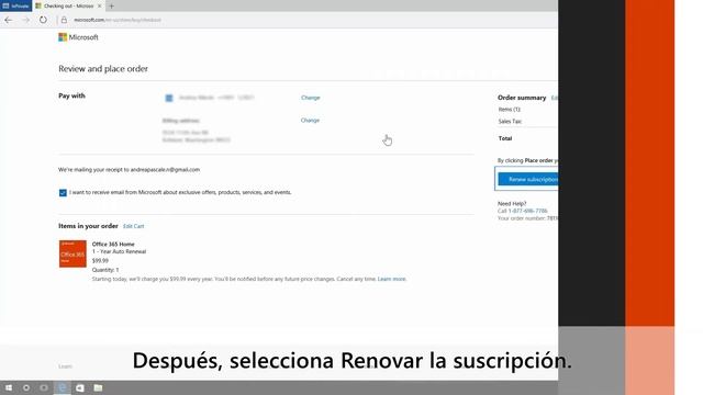 Renueva tu suscripción a Office 365 смотреть онлайн