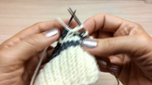 ЛЕНИВЫЙ ЖАККАРД 2 ЦВЕТА №2.Узоры. Вязание спицами.