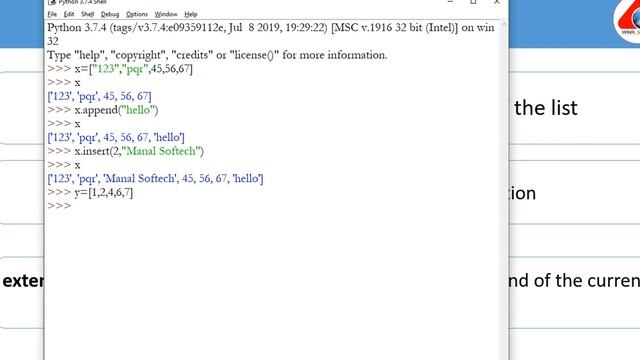 Python Tutorial in HINDI #8|List|Methods of List смотреть онлайн