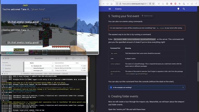 [TUTORIAL] BetonQuest 2.0: #3/5 Getting Started - Events смотреть онлайн