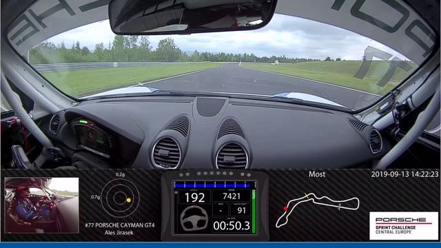 Ales Jirasek - Autodrom Most - Porsche Cayman GT4 - 1:41,3 смотреть онлайн