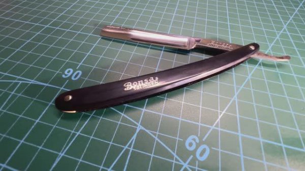Заточка опасной бритвы Bonsa Solingen