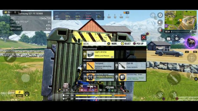 COD Mobile - Season 6 update - Samsung Galaxy S21 FE - fps and render resolution - BR Win смотреть онлайн