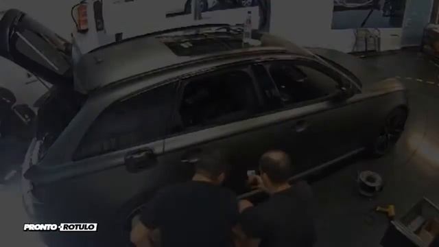 Increible Audi RS6 vinilado en Gris Grafito Mate! Parte 2 - Car Wrapping by Pronto Rotulo смотреть онлайн