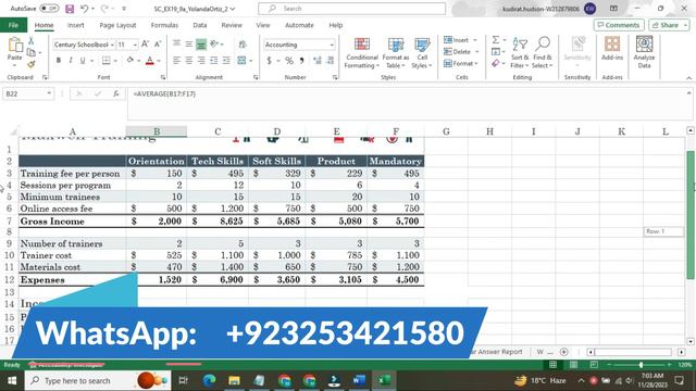 Shelly Cashman Excel 2019 | Module 7 | SAM Project 1a | Ballantyne Investments смотреть онлайн
