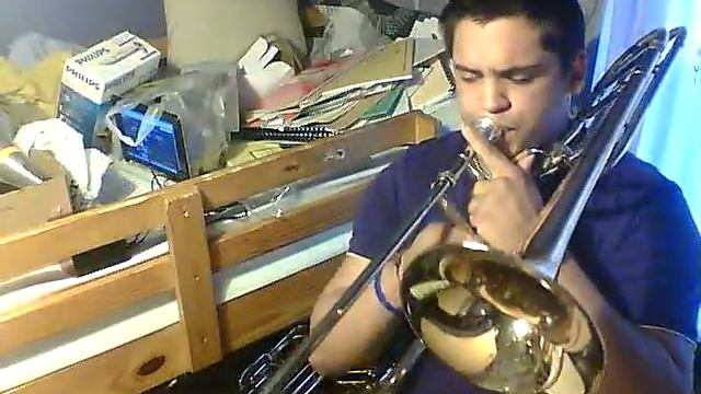 Trombone sample playing смотреть онлайн