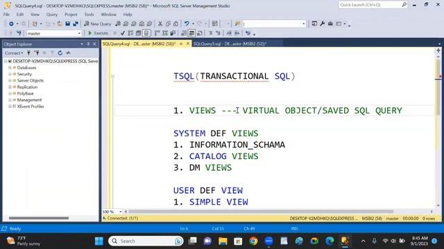Understanding the Power of Views in MS SQL Server | Types of Used in SQL | #sql смотреть онлайн