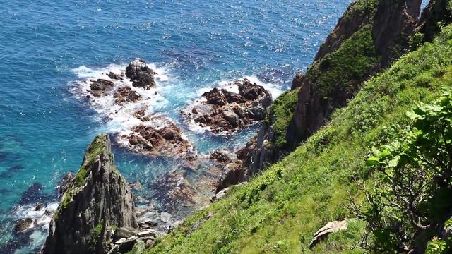 Red stone ...sea of Japan ...Peter the Great Bay ... смотреть онлайн