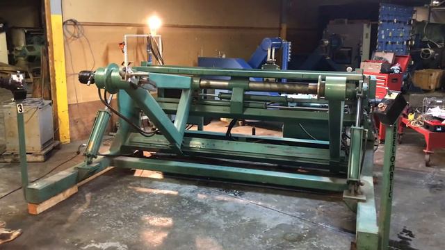 Reel-O-Matic 96 inch Hydraulic powered take-up смотреть онлайн