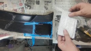 Как выкладывать стекломат-стеклоткань! Изготовление реплики! Гелькоут, полиэфирная смола!