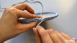 Интерьерная корзина крючком с деревянным донышком / Crochet basket