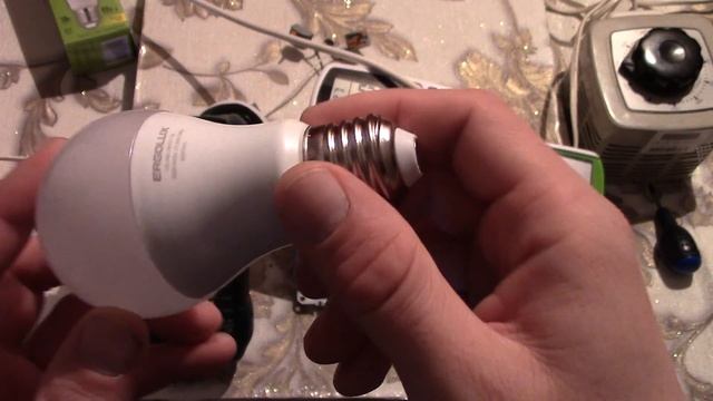 Лампа светодиодная Ergolux LED-A60-10W-E27-3K, теплый свет, 10 Вт смотреть онлайн