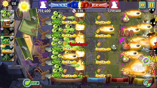 (Over 5.1M - Threepeater Tournament) PvZ2 Arena Week 230 S43, Medium Level Plants - Jade League смотреть онлайн