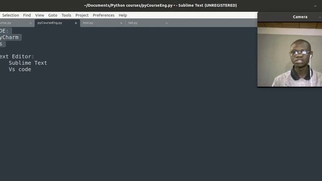 Installing Text editor to start writing Python codes смотреть онлайн