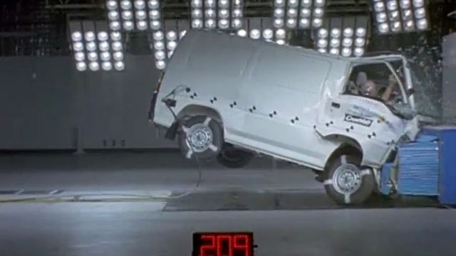 Mitsubishi Express 2003 ANCAP Crash Test (1 star) смотреть онлайн