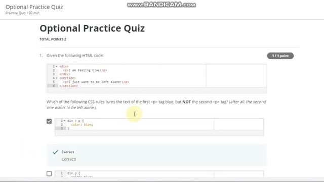 Coursera HTML, CSS, and Javascript for Web Developers Week 2 Cascading Style Sheets Basics Quiz 1.3 смотреть онлайн
