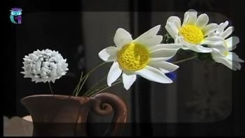 Полимерная глина. Лепим цветки клевера и ромашки. Мастер класс