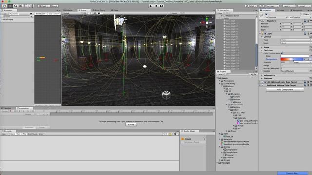 How to Create a Dungeon in Unity - Level Design Tutorial with AwesomeTuts and HDRP Part 2 смотреть онлайн