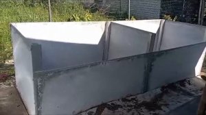 Компостная яма из шифера