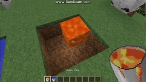 как сделать бесконечный источник воды м лавы!!!