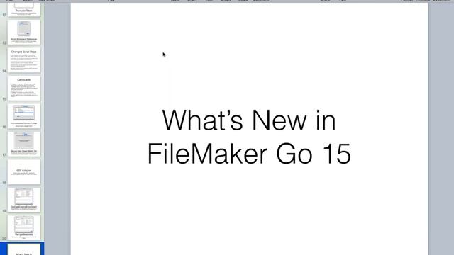 June 2016 FMPUG - What's New in FileMaker 15 смотреть онлайн