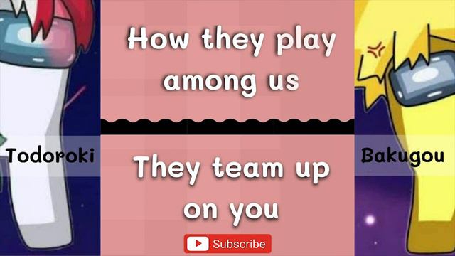 Among us - Bakugou x Listener x Todoroki MHA ASMR смотреть онлайн