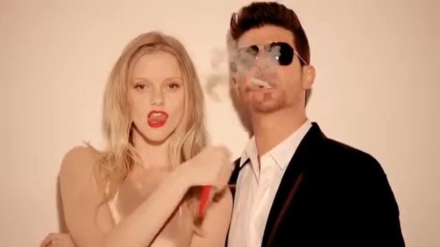 Robin Thicke ft Pharrell and TI - Blurred Lines (NECENZURAT) смотреть онлайн