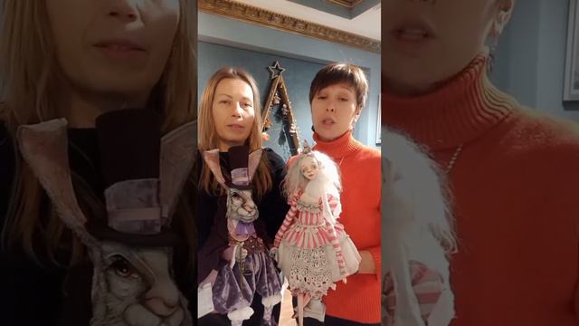 Выставка авторских кукол "Волшебство под Рождество" продолжается смотреть онлайн