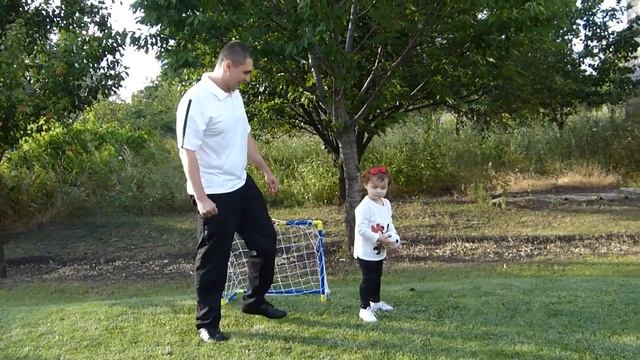 Папин день: играем в детский футбол Soccer Goal Set